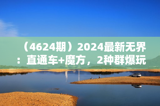 （4624期）2024最新无界：直通车+魔方，2种群爆玩法