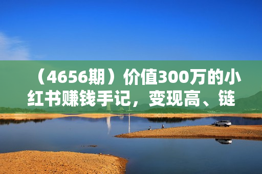 （4656期）价值300万的小红书赚钱手记，变现高、链路短、轻运营，这波“小红薯风口”不能再错过