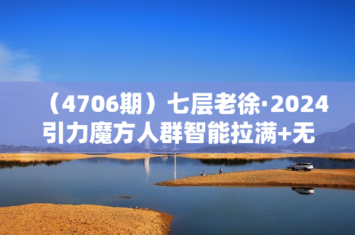 （4706期）七层老徐·2024引力魔方人群智能拉满+无界推广高阶，自创全店动销玩法（更新6月）