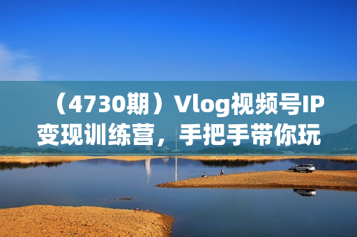 （4730期）Vlog视频号IP变现训练营，手把手带你玩转视频号