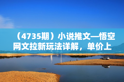 （4735期）小说推文—悟空网文拉新玩法详解，单价上涨，红利期好推