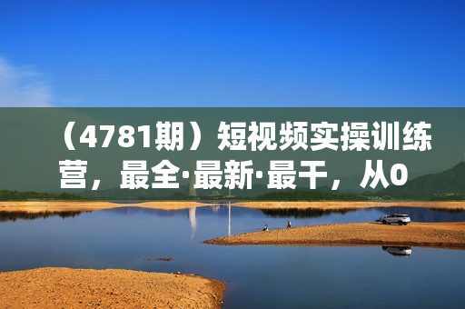 （4781期）短视频实操训练营，最全·最新·最干，从0-1带你学IP，紧贴热点深度学习