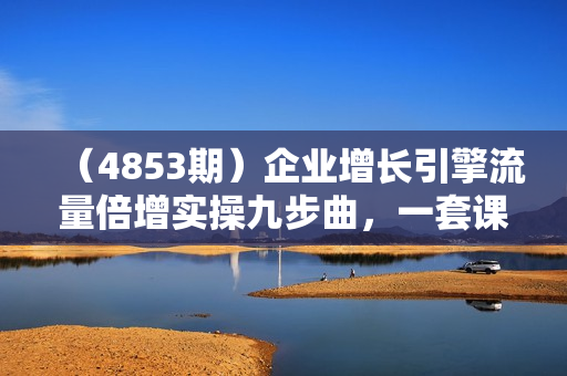 （4853期）企业增长引擎流量倍增实操九步曲，一套课程帮你找到快速、简单、有效、可复制的获客+变现方式，