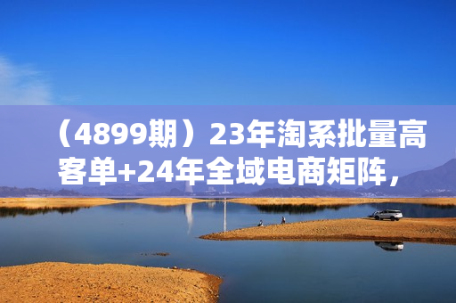 （4899期）23年淘系批量高客单+24年全域电商矩阵，批量高客单线上课，让赚钱轻松无脑点