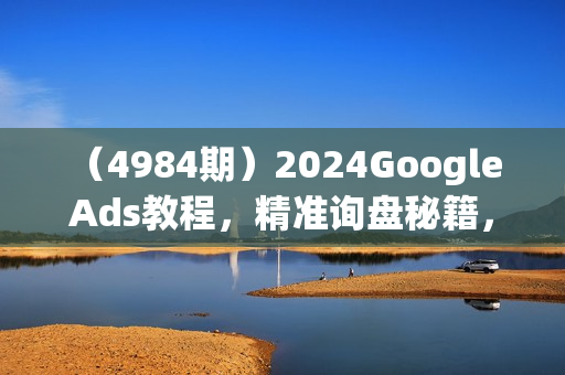 （4984期）2024Google Ads教程，精准询盘秘籍，谷歌广告投放流程，数据分析与优化