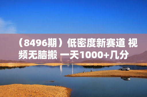 （8496期）低密度新赛道 视频无脑搬 一天1000+几分钟一条原创视频 零成本零门槛超简单