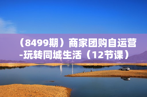 （8499期）商家团购自运营-玩转同城生活（12节课）