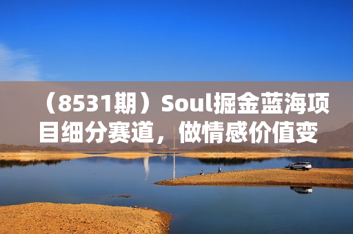 （8531期）Soul掘金蓝海项目细分赛道，做情感价值变现，月入2w+不是问题