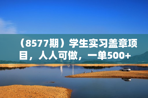 （8577期）学生实习盖章项目，人人可做，一单500+
