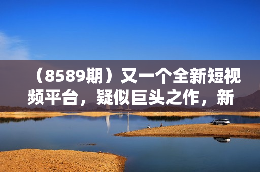 （8589期）又一个全新短视频平台，疑似巨头之作，新手小白入局初期红利的关键，想