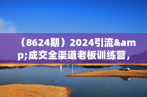 （8624期）2024引流&成交全渠道老板训练营，55节新商业宝典教学录播课