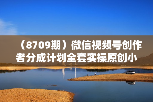 （8709期）微信视频号创作者分成计划全套实操原创小白副业赚钱零基础变现教程日入300+