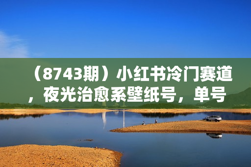（8743期）小红书冷门赛道，夜光治愈系壁纸号，单号月入4000＋