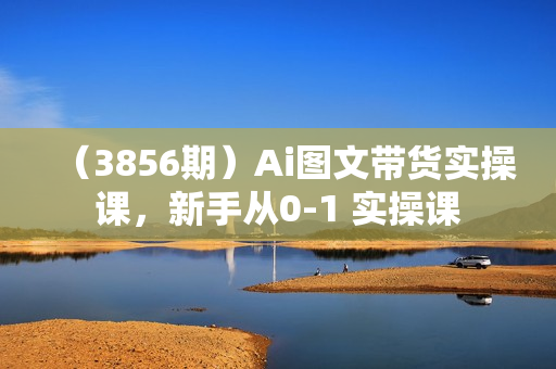（3856期）Ai图文带货实操课，新手从0-1 实操课