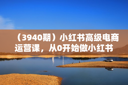 （3940期）小红书高级电商运营课，从0开始做小红书电商