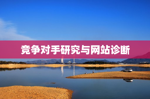 竞争对手研究与网站诊断