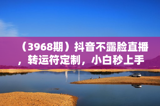 （3968期）抖音不露脸直播，转运符定制，小白秒上手，音浪收到手软【揭秘】