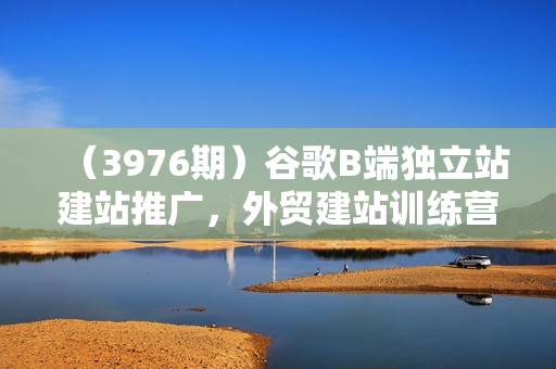 （3976期）谷歌B端独立站建站推广，外贸建站训练营，傻瓜式教学