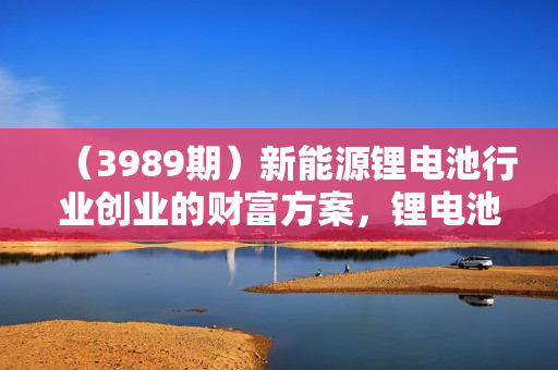 （3989期）新能源锂电池行业创业的财富方案，锂电池回收高阶课