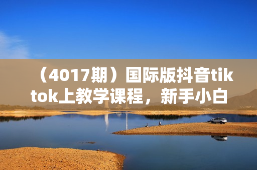 （4017期）国际版抖音tiktok上教学课程，新手小白必看