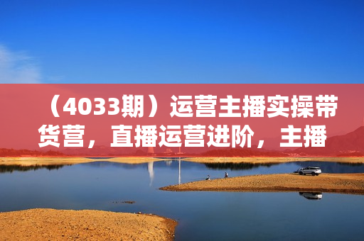 （4033期）运营主播实操带货营，直播运营进阶，主播能力提升
