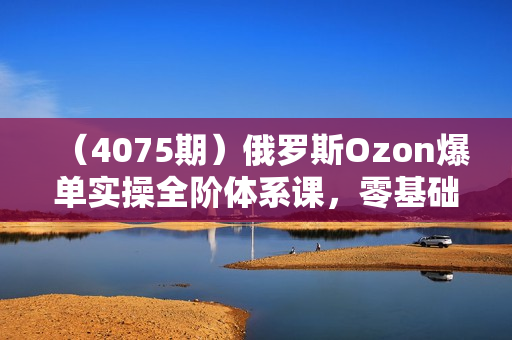 （4075期）俄罗斯Ozon爆单实操全阶体系课，零基础轻松开启海外卖货