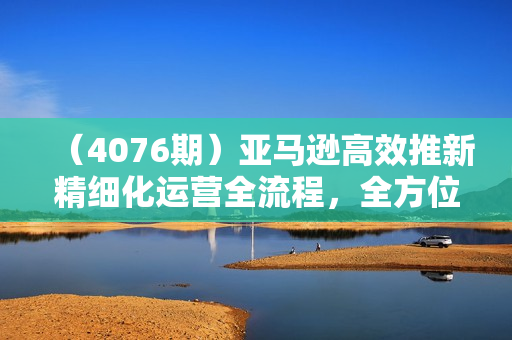 （4076期）亚马逊高效推新精细化运营全流程，全方位、快速拉升产品排名和销量!