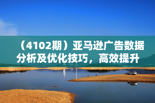 （4102期）亚马逊广告数据分析及优化技巧，高效提升广告效果，降低ACOS，促进销量持续上升