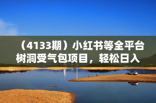 （4133期）小红书等全平台树洞受气包项目，轻松日入一两张【揭秘】