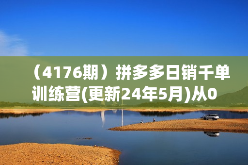 （4176期）拼多多日销千单训练营(更新24年5月)从0开始带你做好拼多多，让日销千单可以快速复制