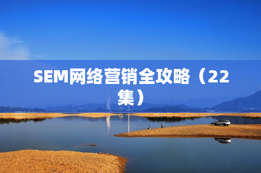 SEM网络营销全攻略（22集）