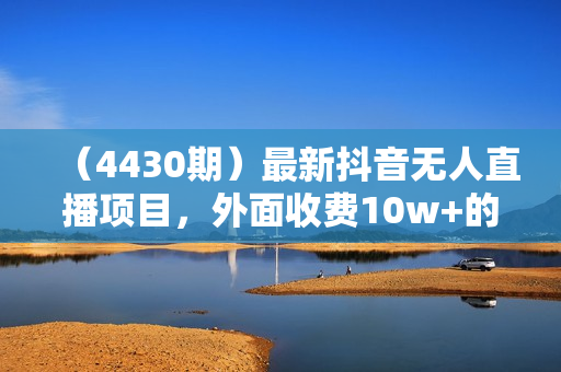 （4430期）最新抖音无人直播项目，外面收费10w+的爆力玩法，当天必出单