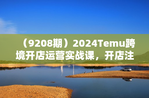 （9208期）2024Temu跨境开店运营实战课，开店注册/选品/核价上架/日出千单实战课
