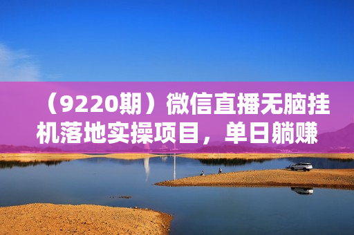 （9220期）微信直播无脑挂机落地实操项目，单日躺赚收益200+