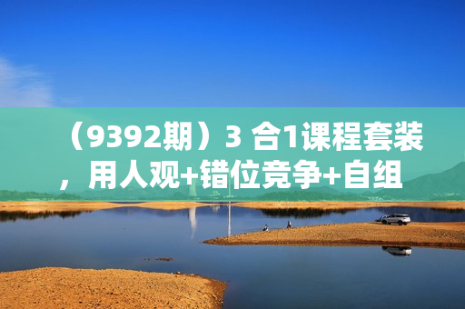 （9392期）3 合1课程套装，用人观+错位竞争+自组 制创业（43节课）