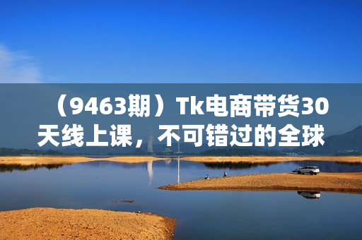 （9463期）Tk电商带货30天线上课，不可错过的全球流量洼地（29节课）