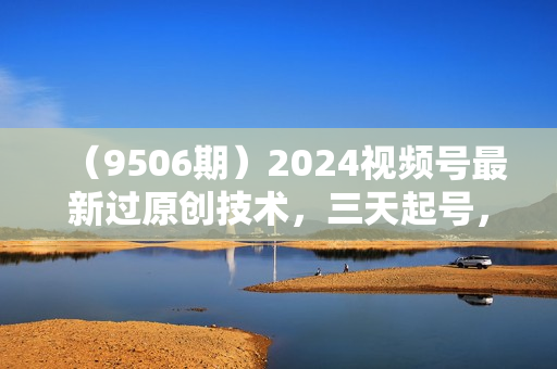 （9506期）2024视频号最新过原创技术，三天起号，收益稳定，单日500-1K