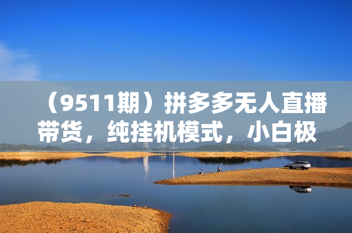 （9511期）拼多多无人直播带货，纯挂机模式，小白极易上手，不违规不封号， 轻松日