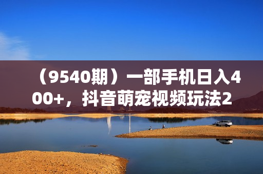 （9540期）一部手机日入400+，抖音萌宠视频玩法2.0，小白十分钟轻松上手（教程+素材）
