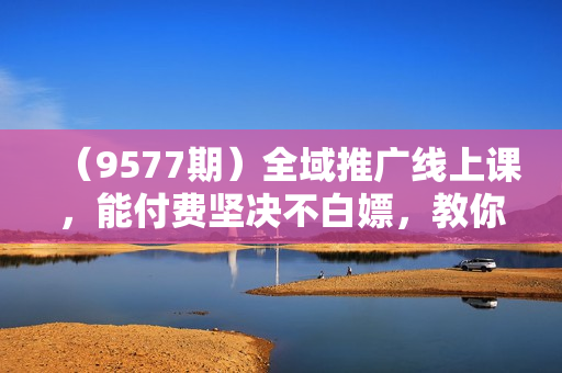 （9577期）全域推广线上课，能付费坚决不白嫖，教你用全域推广给直播做增量-37节课