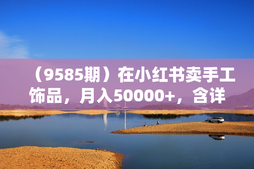（9585期）在小红书卖手工饰品，月入50000+，含详细资料+教程+工具
