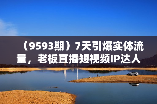 （9593期）7天引爆实体流量，老板直播短视频IP达人运营必学实操课（56节高清无水印）