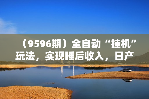 （9596期）全自动“挂机”玩法，实现睡后收入，日产8000+