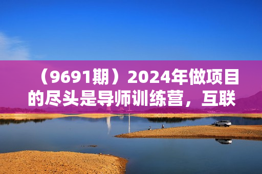 （9691期）2024年做项目的尽头是导师训练营，互联网最牛逼的项目没有之一，月入3-5