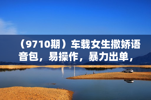 （9710期）车载女生撒娇语音包，易操作，暴力出单，月入30000+