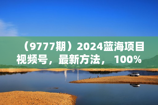 （9777期）2024蓝海项目视频号，最新方法， 100%过原创，条条爆款，单日变现1K+，