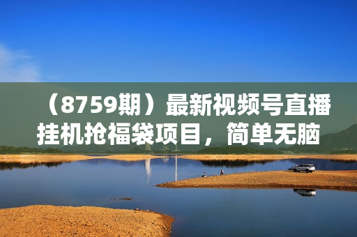（8759期）最新视频号直播挂机抢福袋项目，简单无脑，批量产出实物，轻松日入500＋