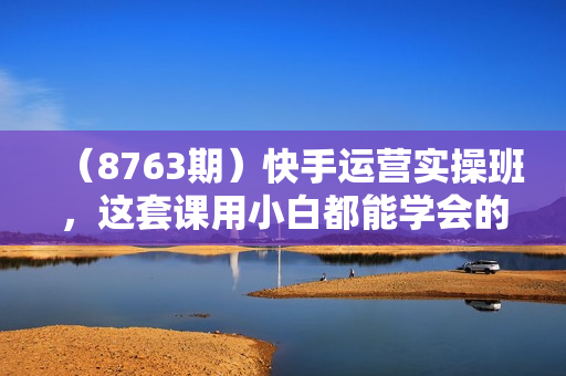 （8763期）快手运营实操班，这套课用小白都能学会的方法教你抢占用户，做好生意
