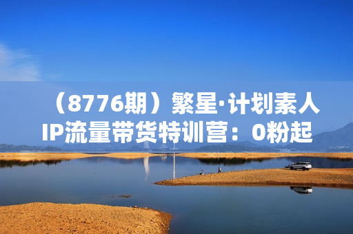 （8776期）繁星·计划素人IP流量带货特训营：0粉起号带货 从0-1孵化网红达人（156节）