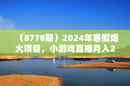 （8778期）2024年寒假爆火项目，小游戏直播月入20w+，学会了之后你将翻身